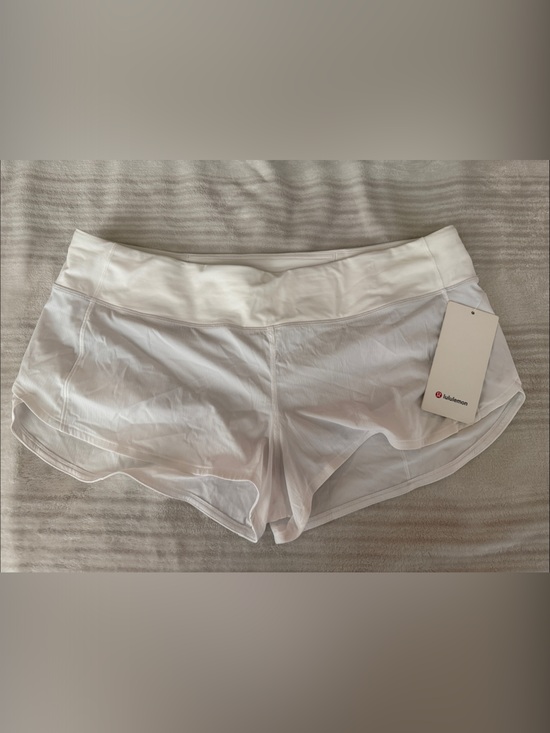 lululemon athletica Pants - lululemon athletica Women’s White Speed Up Running Shorts